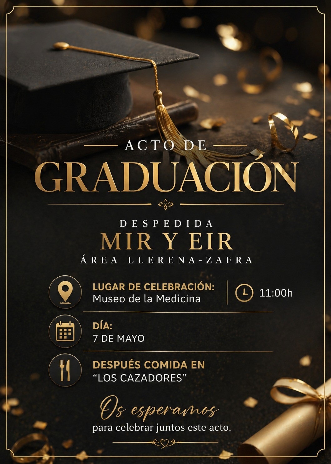 Acto de Graduación de los residentes MIR y EIR