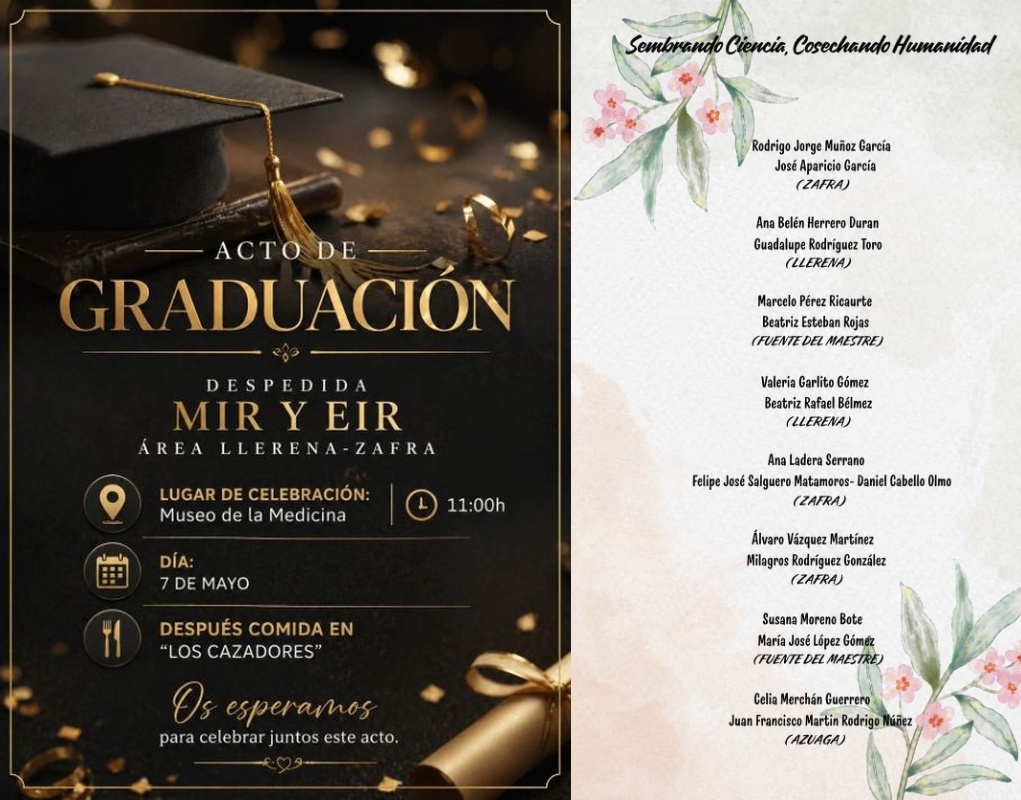 Acto de Graduación MIR y EIR