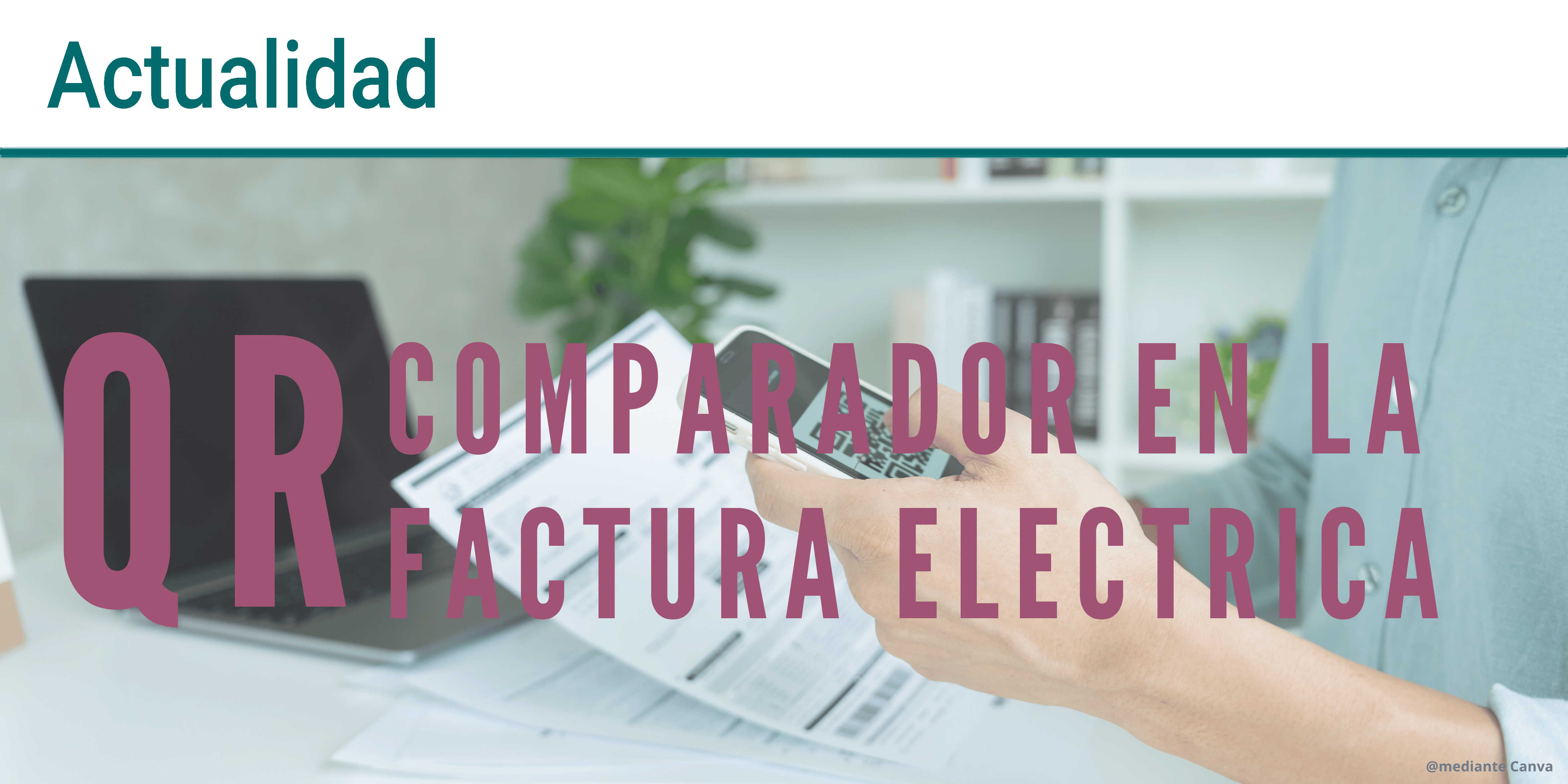 Codigo QR: comparador en factura electrica