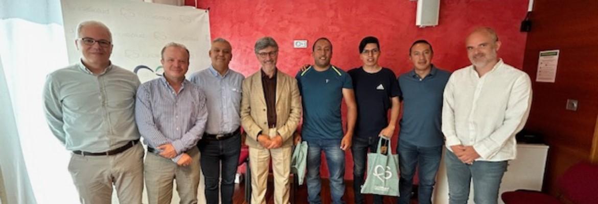 FundeSalud recibe la visita de expertos en proyectos tecnológicos de Colombia