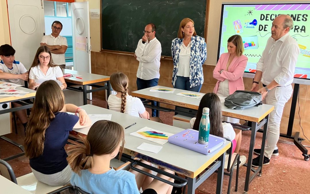El alumnado del IES Cristo del Rosario se forma en un consumo responsable con el programa ‘Yo en el cole, tú en casa’