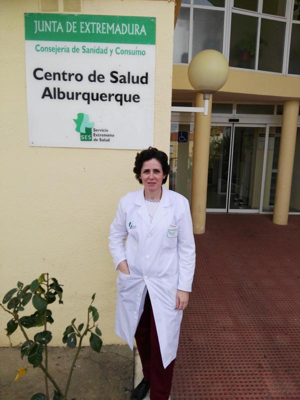 Encarnación Nieto, del Centro de Salud de Alburquerque