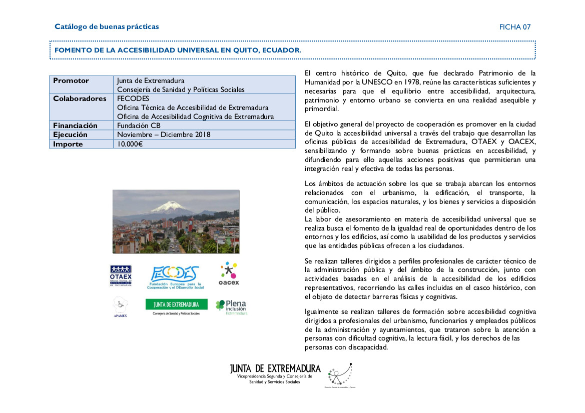 Ficha7 Buenas pr&aacute;cticas Accesibilidad Universal Quito
