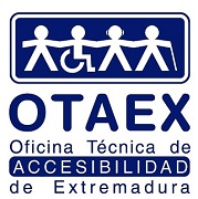 Logotipo OTAEX Oficina T&eacute;cnica de ACCESIBILIDAD de Extremadura