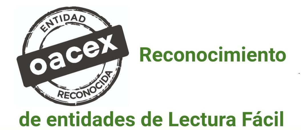Logotipo Sello (ENTIDAD RECONOCIDA oacex) Reconocimiento de entidades de Lectura Fácil