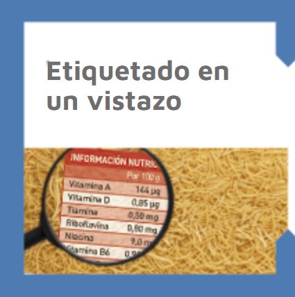 Etiquetado de un  vistazo