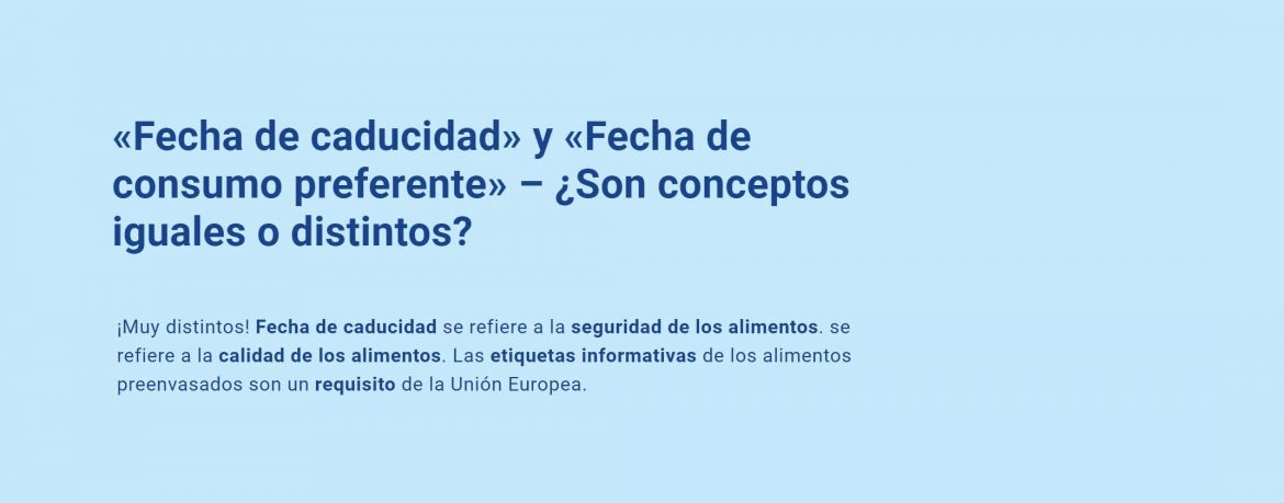Fecha caducidad y consumo preferente II