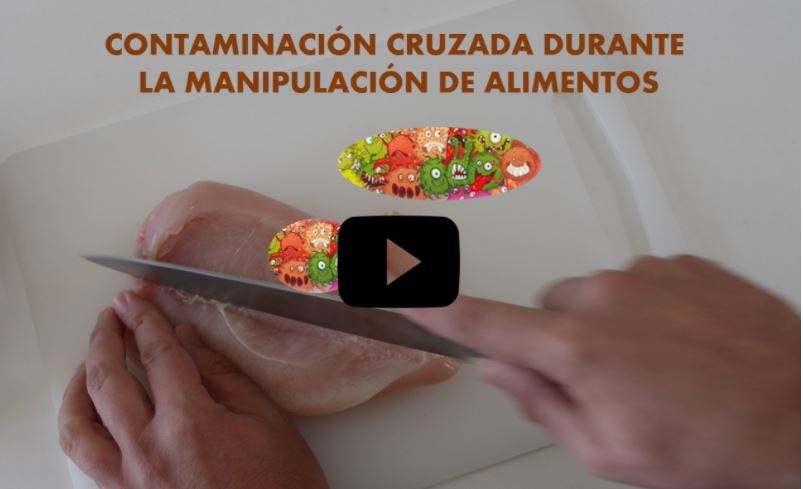 Video Contaminacion Cruzada de Alimentos